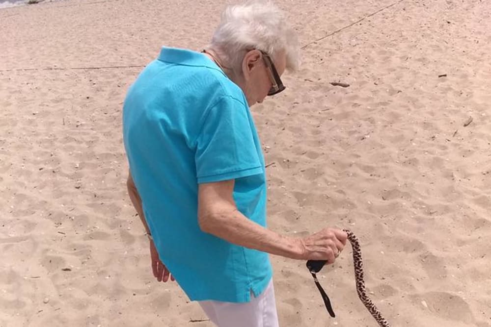 Resident at Age Well Centre for Life Enrichment