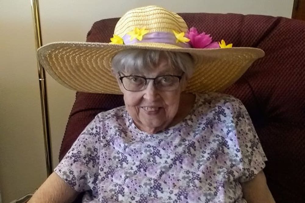 Resident at Age Well Centre for Life Enrichment