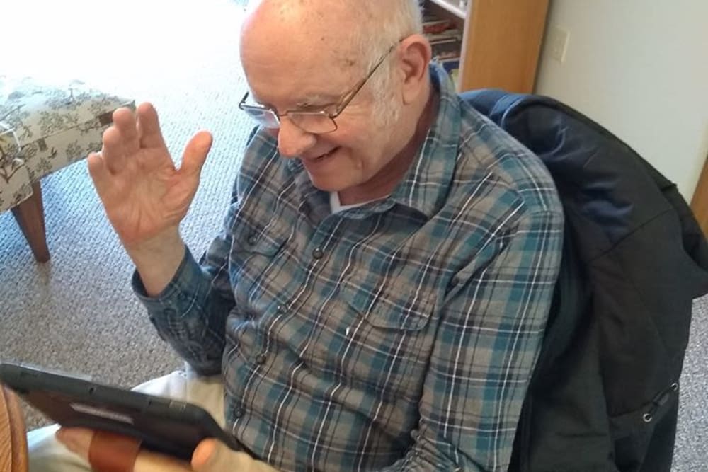 Resident at Age Well Centre for Life Enrichment