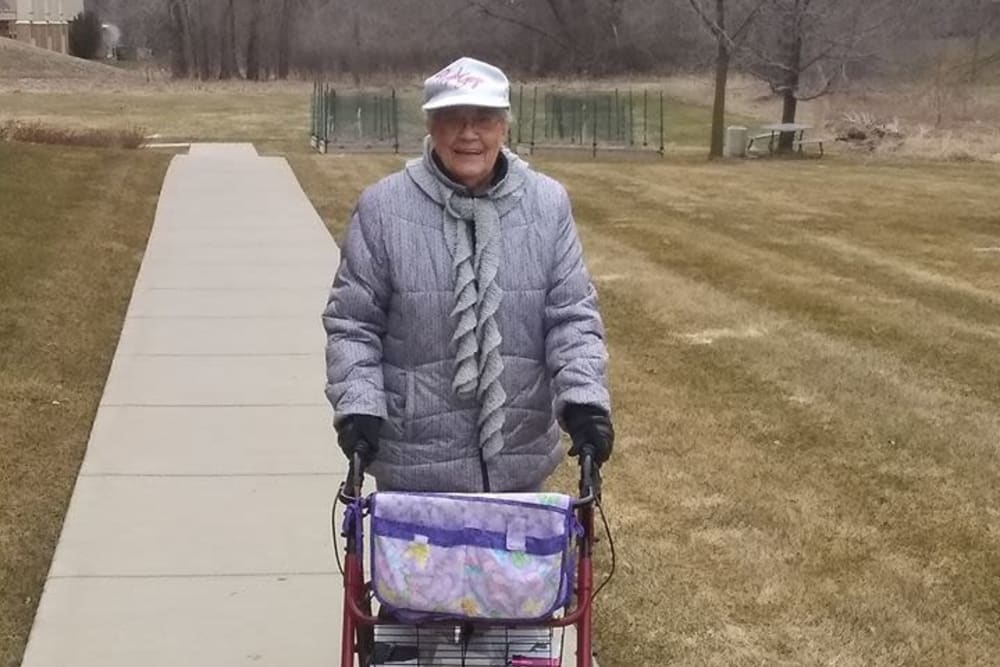 Resident at Age Well Centre for Life Enrichment